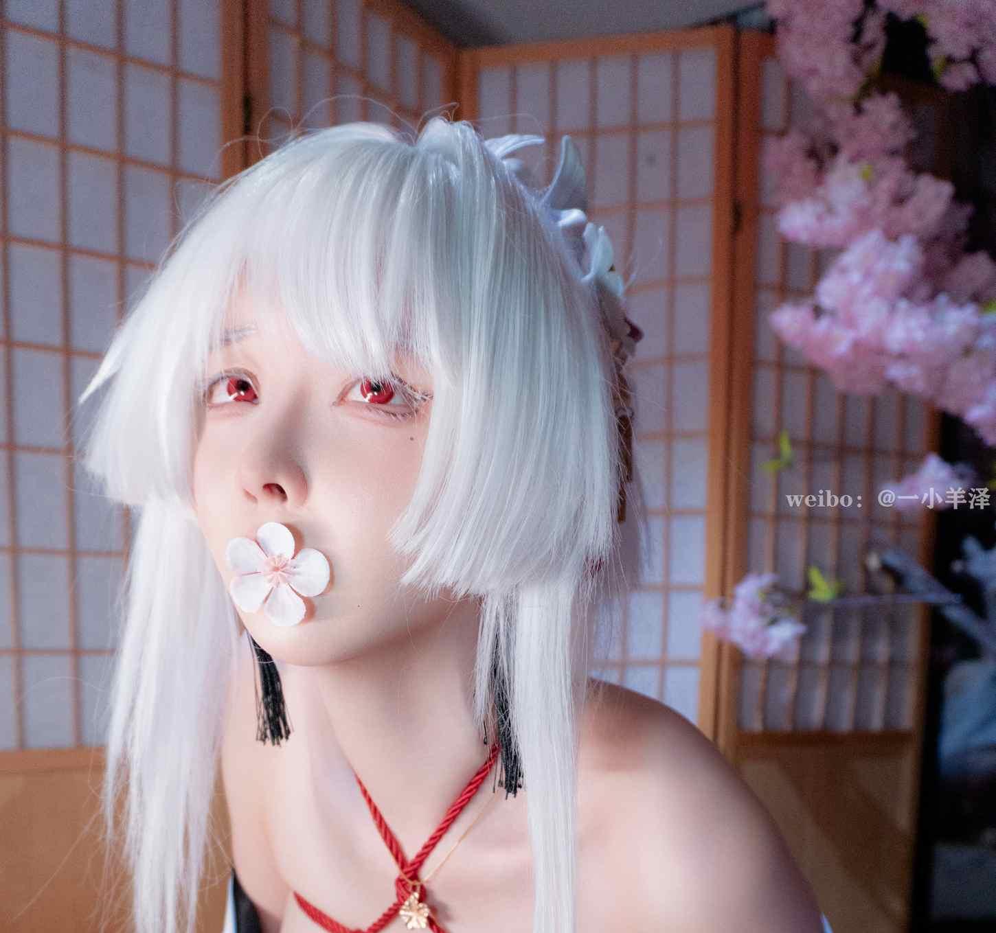 一小央泽 鸣潮绯雪写真111P1V · 樱藏唇间，赴绯雪之约-costujun