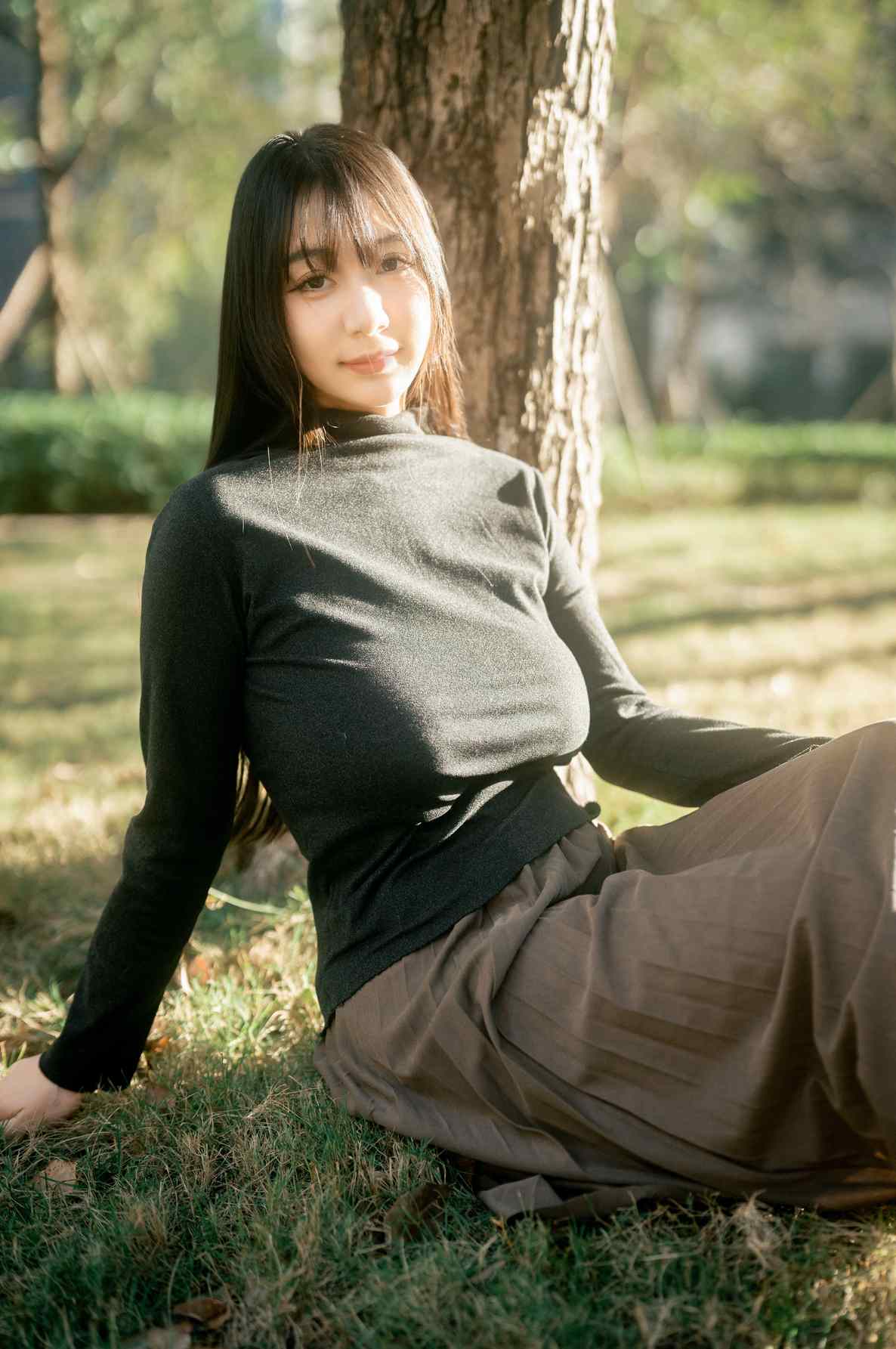 浅安安 落日时分写真80P · 一束柔光，一身素衣。-costujun